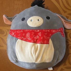 Squishmallows Plush with Gray and Black Accents